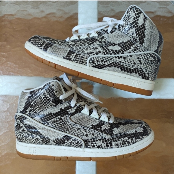 Nike Air Python Premium Brown Snake Gum Mens Sneakers size men's 9 - Picture 5 of 10
